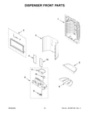 Dispenser front parts