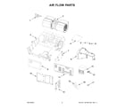 Maytag MMMS4230PZ00 air flow parts diagram