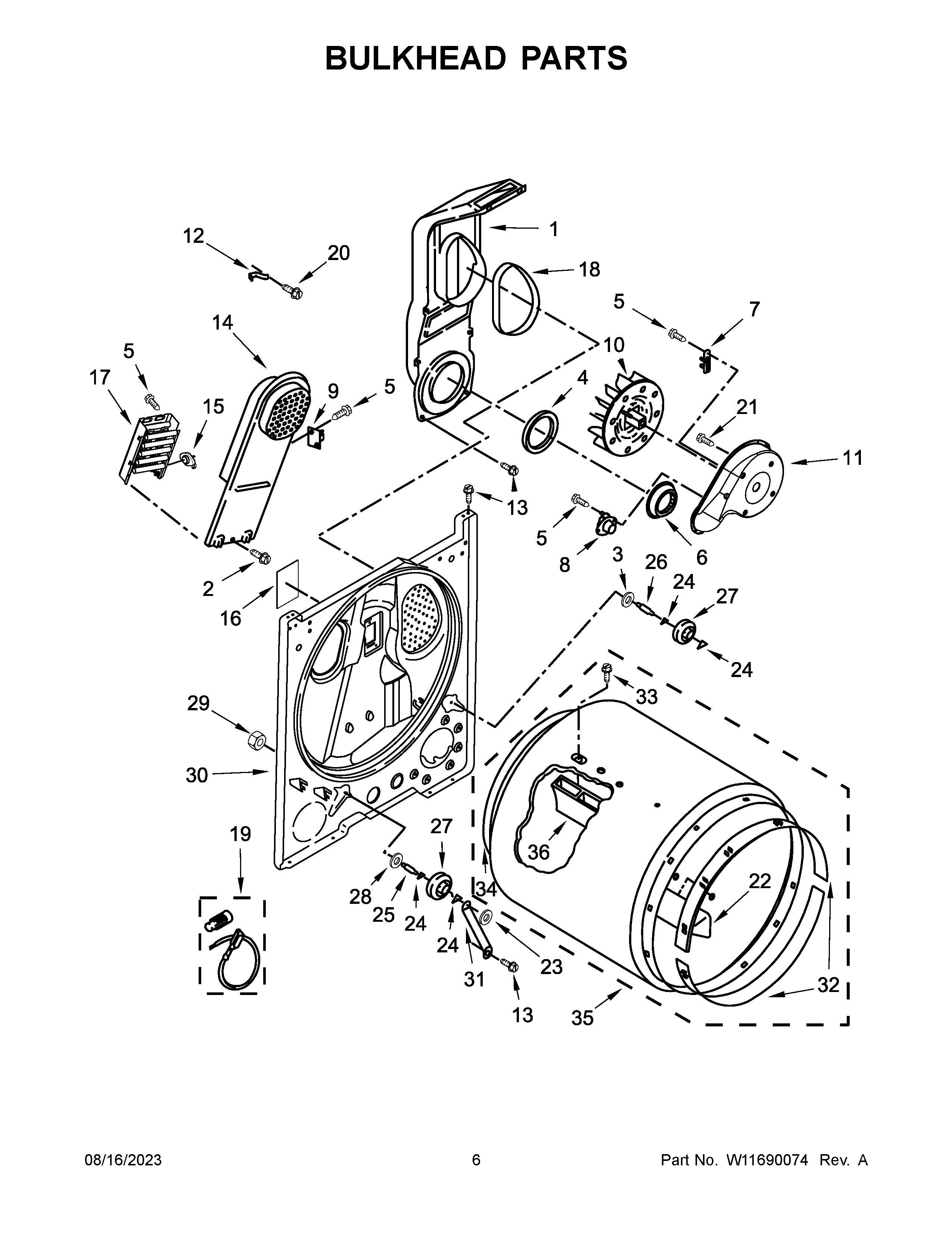 Bulkhead parts