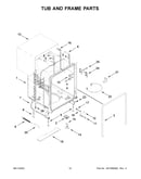 Tub and frame parts