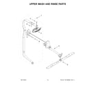 Whirlpool WDP730HAMZ1 upper wash and rinse parts diagram