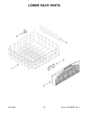 Lower rack parts