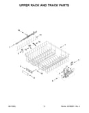 Upper rack and track parts