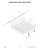 Upper rack and track parts