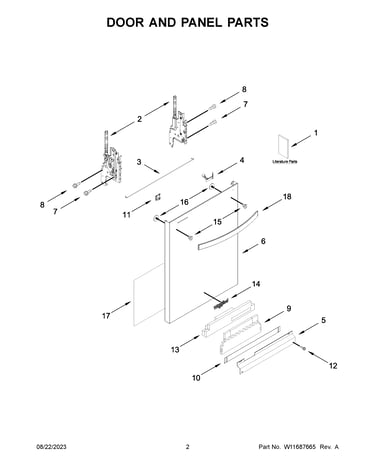 Door and panel parts