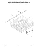 Upper rack and track parts