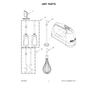 KitchenAid 5KHM9212NER0 unit parts diagram