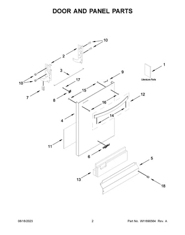 Door and panel parts