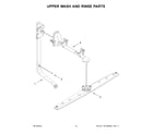 Whirlpool WDT531HAPM0 upper wash and rinse parts diagram