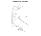 KitchenAid KDTM405PPS0 upper wash and rinse parts diagram