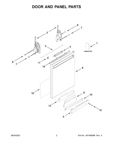 Door and panel parts