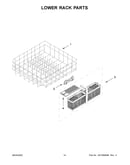 Lower rack parts