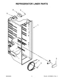 Refrigerator liner parts