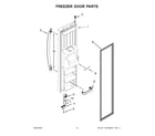 Maytag MRSF4036PB00 freezer door parts diagram