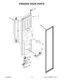 Freezer door parts