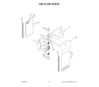 Maytag MRSF4036PB00 air flow parts diagram