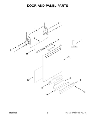 Door and panel parts