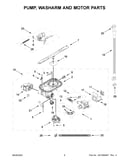 Pump, washarm and motor parts