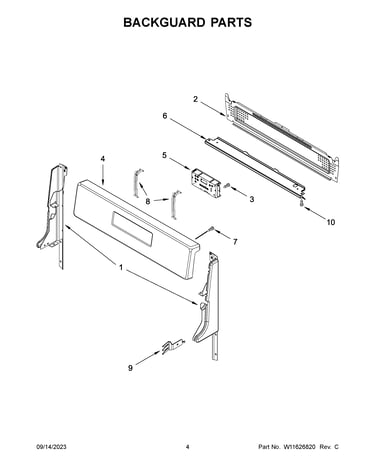 Backguard parts