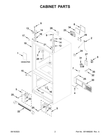 Cabinet parts
