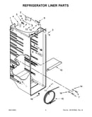 Refrigerator liner parts