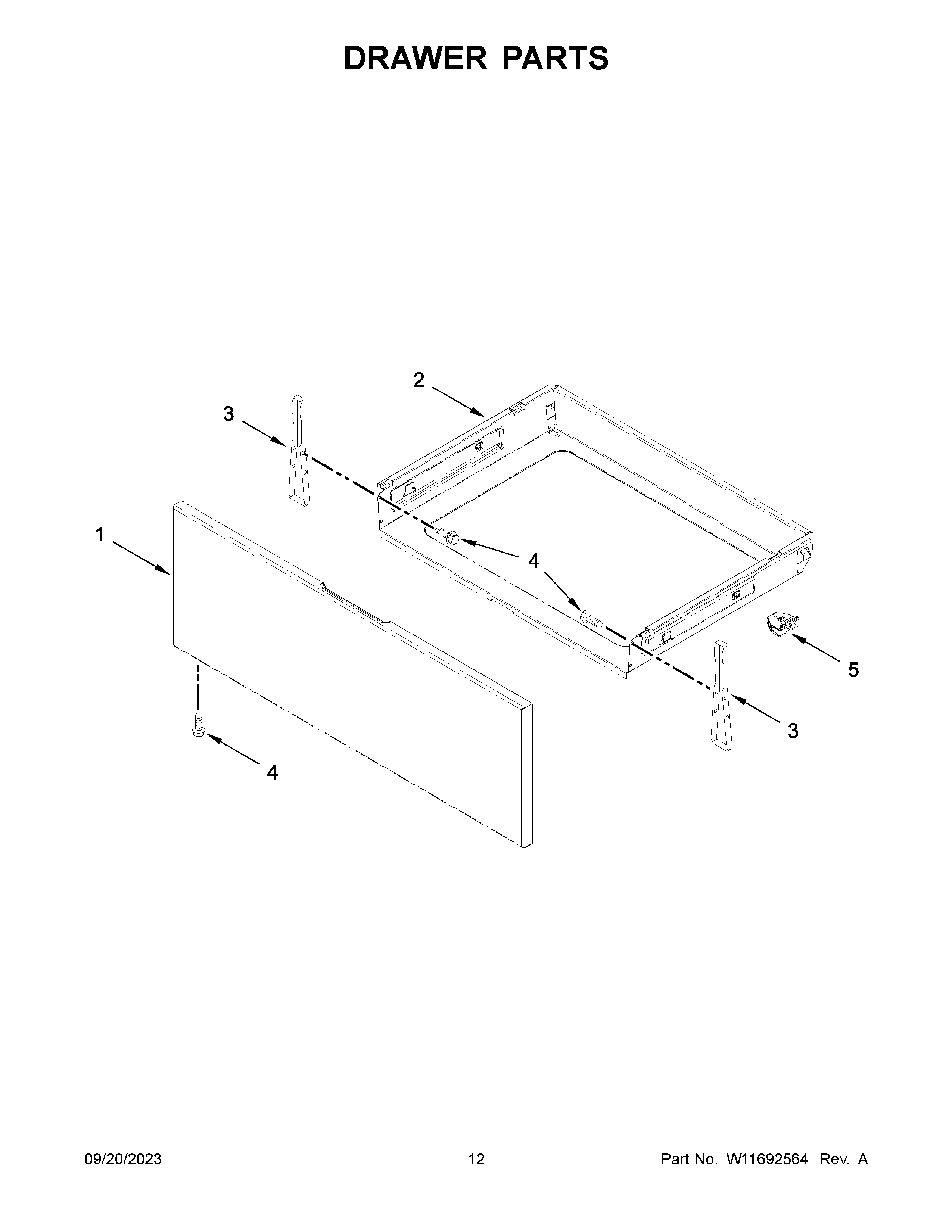 Drawer parts