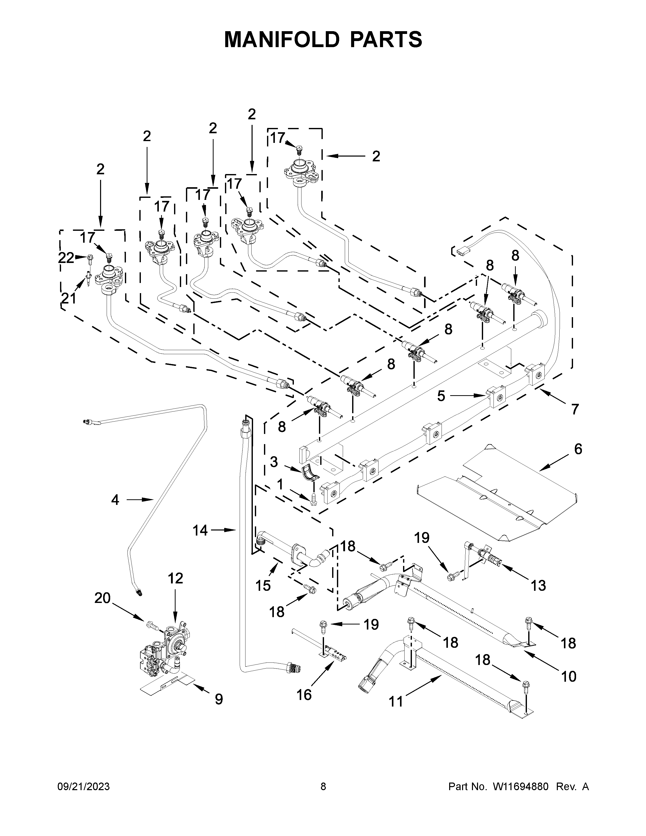Manifold parts