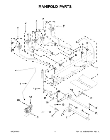Manifold parts