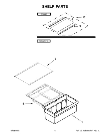 Shelf parts