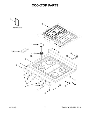 Cooktop parts