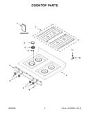Cooktop parts