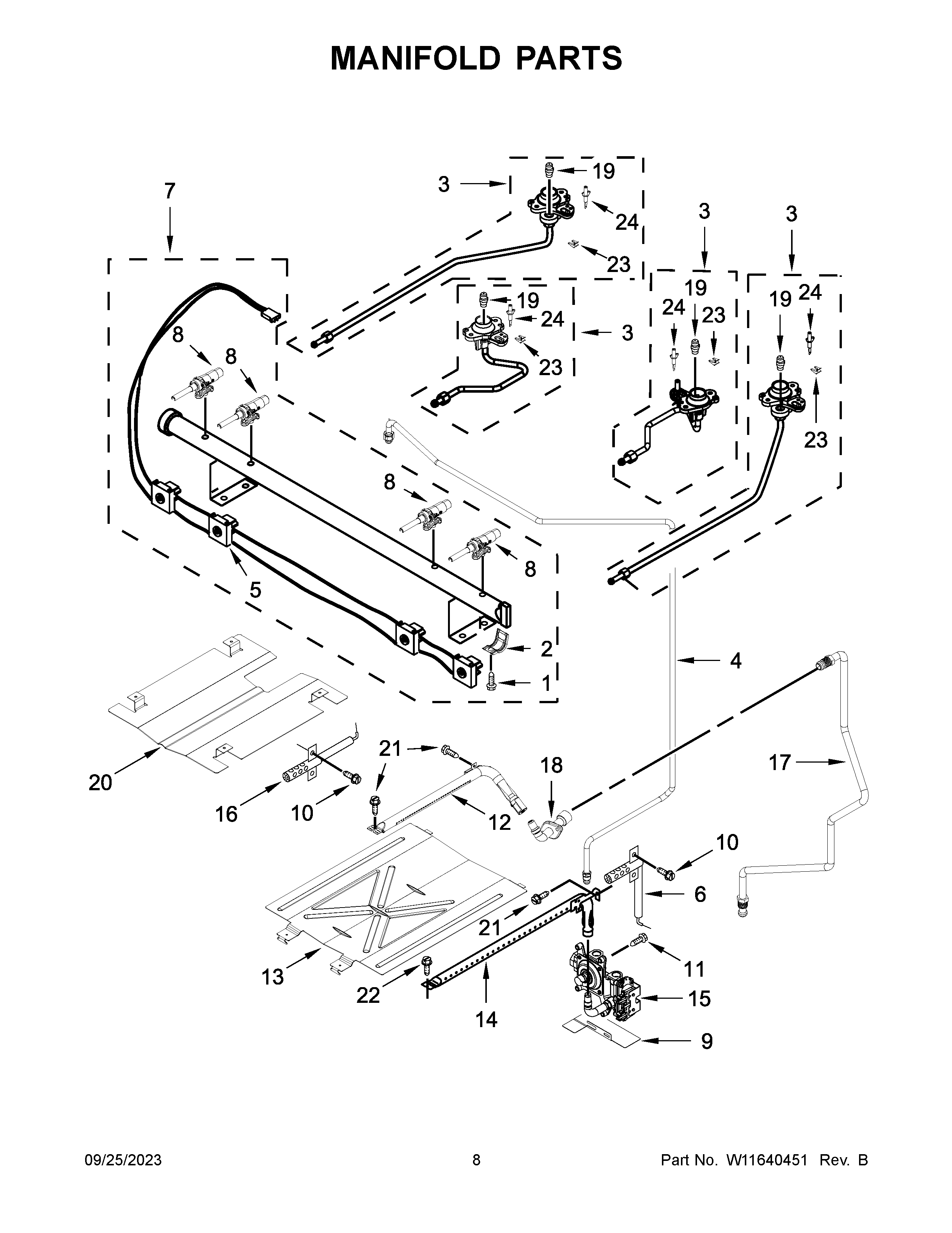 MANIFOLD PARTS