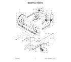 Whirlpool WFG515S0MS0 manifold parts diagram