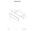 Whirlpool WFG515S0MS0 drawer parts diagram