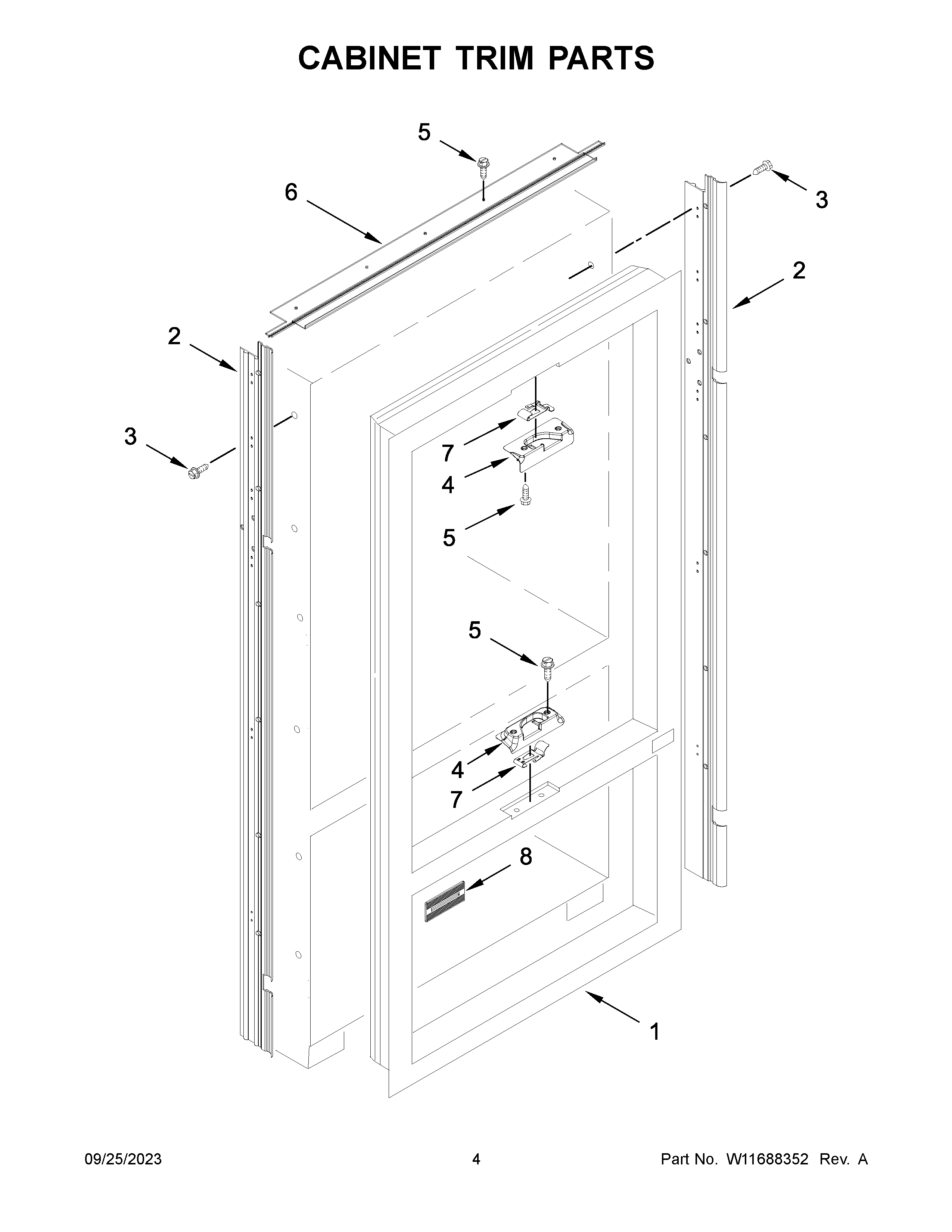 CABINET TRIM PARTS