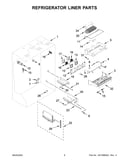 Refrigerator liner parts