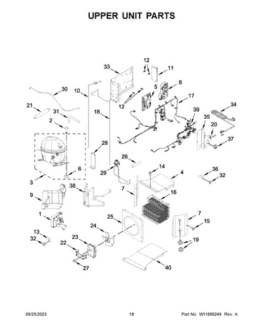 Upper unit parts