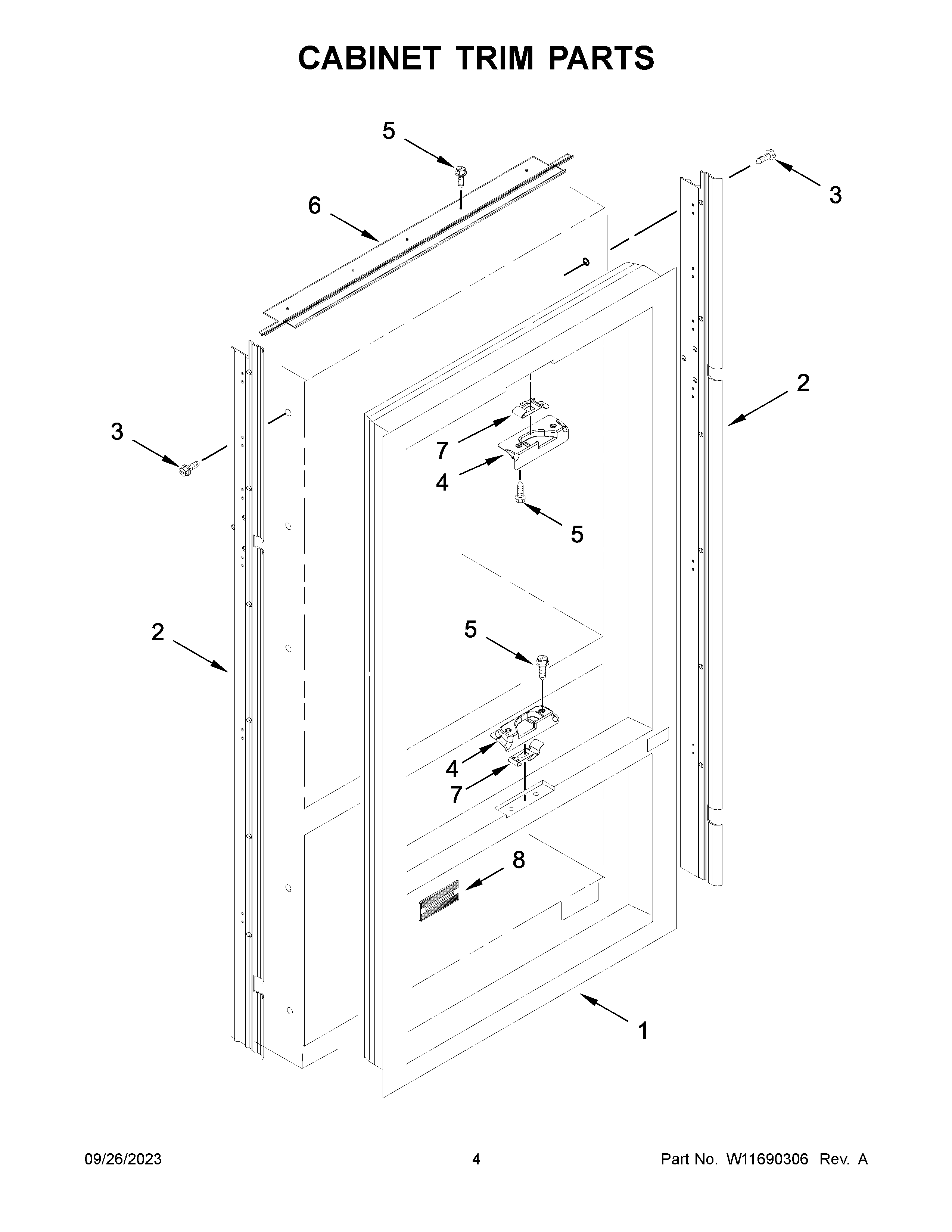 CABINET TRIM PARTS