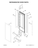 Refrigerator door parts