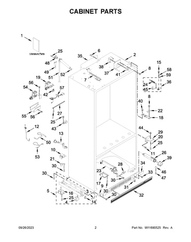 Cabinet parts