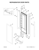 Refrigerator door parts