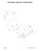 Top grille and unit cover parts