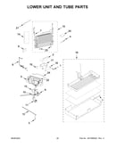Lower unit and tube parts