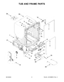 Tub and frame parts