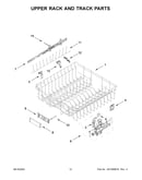Upper rack and track parts