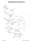 Refrigerator liner parts