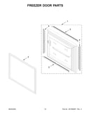 Freezer door parts