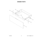 Whirlpool WFE515S0JS4 drawer parts diagram