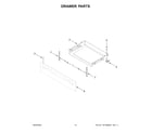 Whirlpool WFE505W0HW6 drawer parts diagram