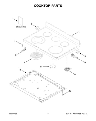 Cooktop parts